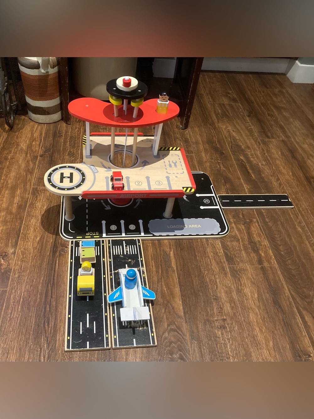 Coco Village Wooden Airport Playset